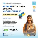 Python With Data Science 2 Months Virtual Internship